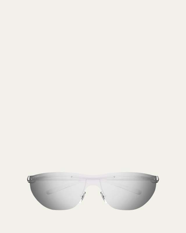 Horsebit Metal Wrap Sunglasses